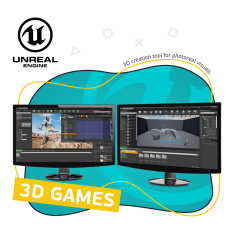 Unreal Engine 4. Игровой движок - КИБЕРшкола программирования для детей, компьютерные курсы для школьников, начинающих и подростков - KIBERone г. Владивосток