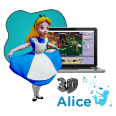 Alice 3d - КИБЕРшкола программирования для детей, компьютерные курсы для школьников, начинающих и подростков - KIBERone г. Владивосток