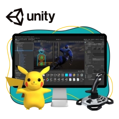 Мир игр на Unity 2D на популярном движке + AI-помощники - КИБЕРшкола программирования для детей, компьютерные курсы для школьников, начинающих и подростков - KIBERone г. Владивосток