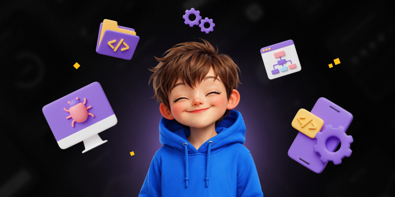 Идеальный сайт с нуля: код, дизайн и AI-помощник - КИБЕРшкола программирования для детей, компьютерные курсы для школьников, начинающих и подростков - KIBERone г. Владивосток